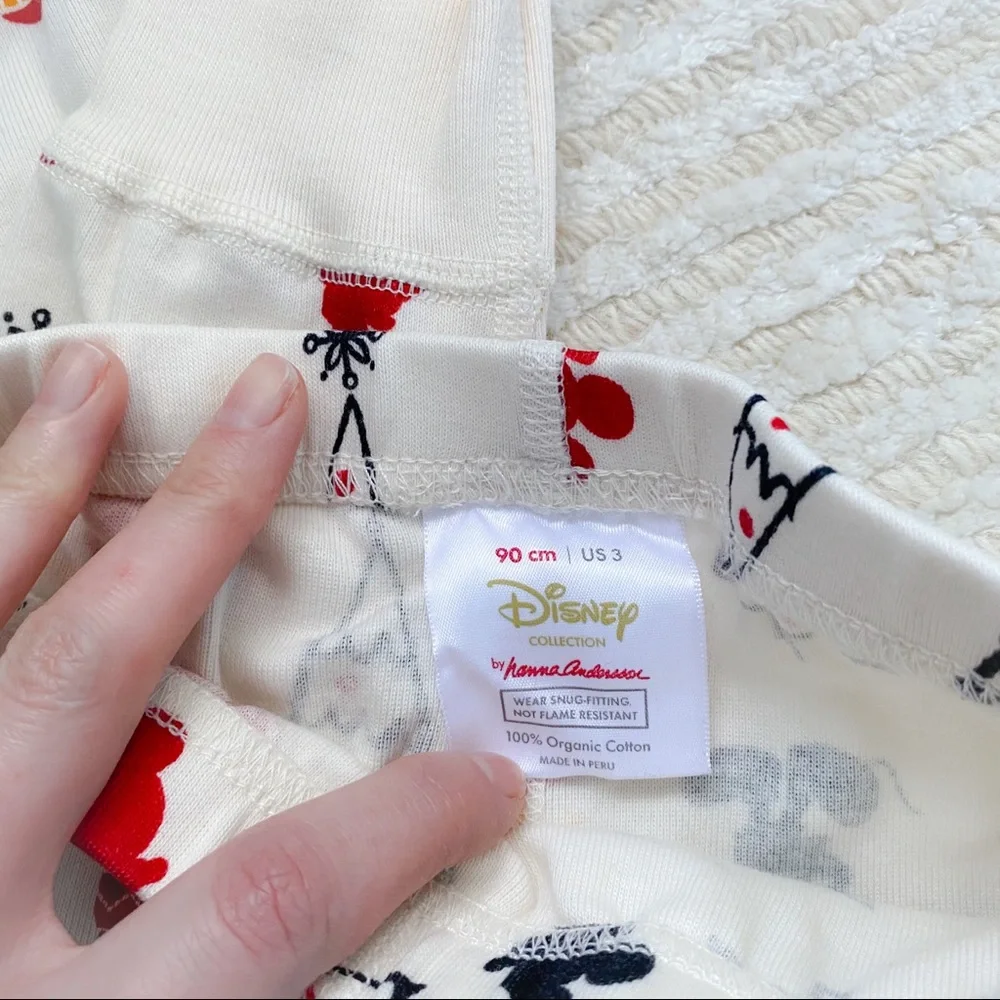 NWT Hanna Andersson Mickey Folk Tree long johns